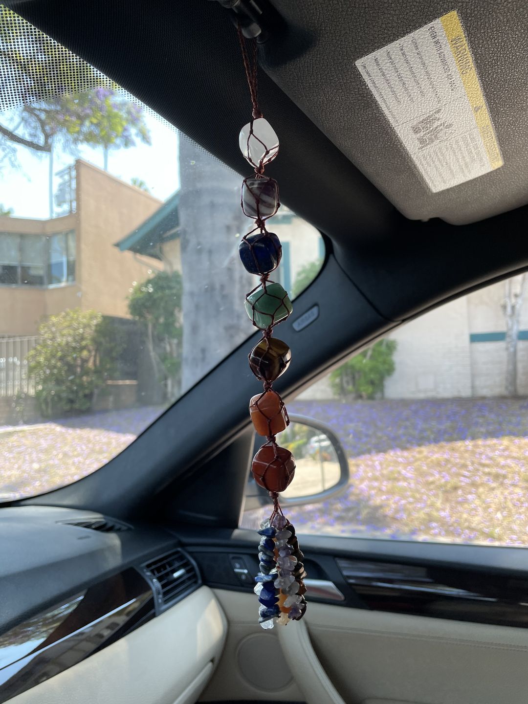 Customer photo review of 7 Chakra Natural Gemstone Tassel