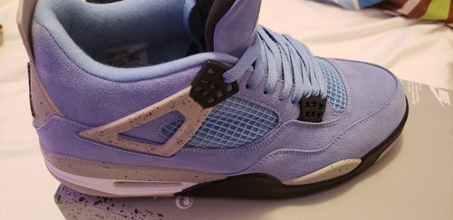 Customer photo review of Air Jordan 4 Retro 'University Blue' Pre Order