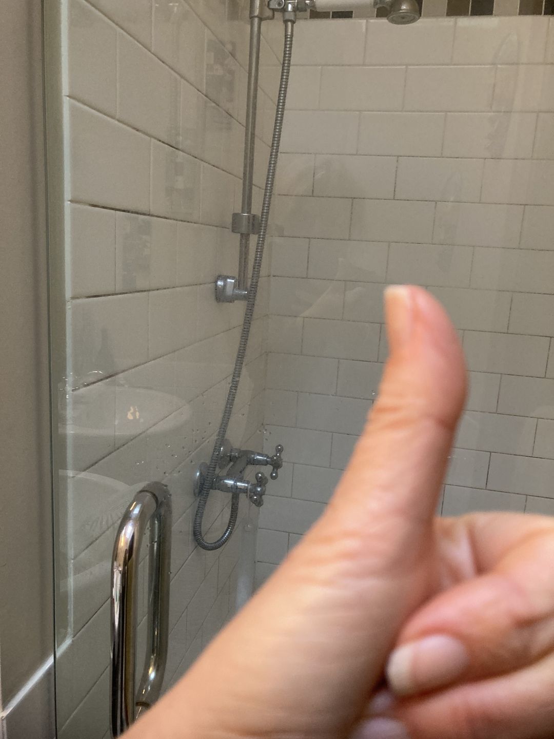 Customer photo review of Shower Cleaning & Protection Kit