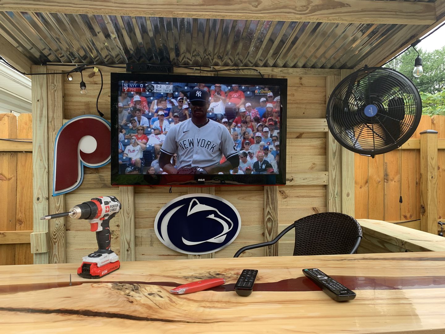 Customer photo review of Penn State University Nittany Lions 3D Artwork 23" x 16"