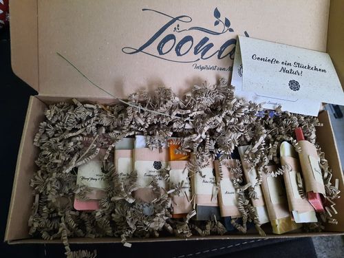 Customer photo review of Loona's SoapSampleBox mit Sisalsäckchen (Alle Düfte)