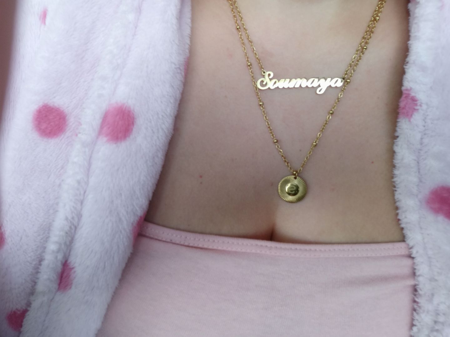 Customer photo review of Collier Prénom Style Classique