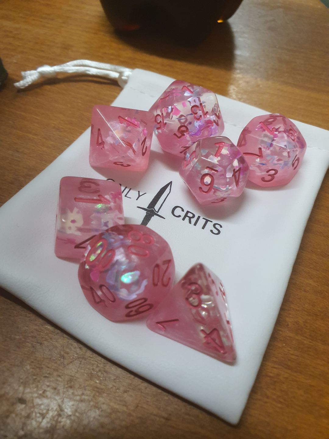 Customer photo review of Mystery Dice Set Subscription