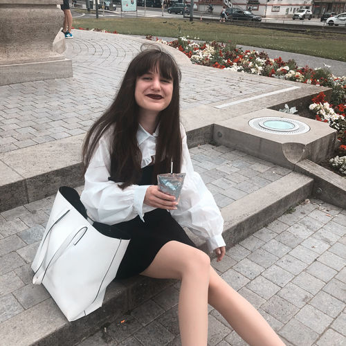 Customer photo review of Soft Girl Look Two-pieces Dress