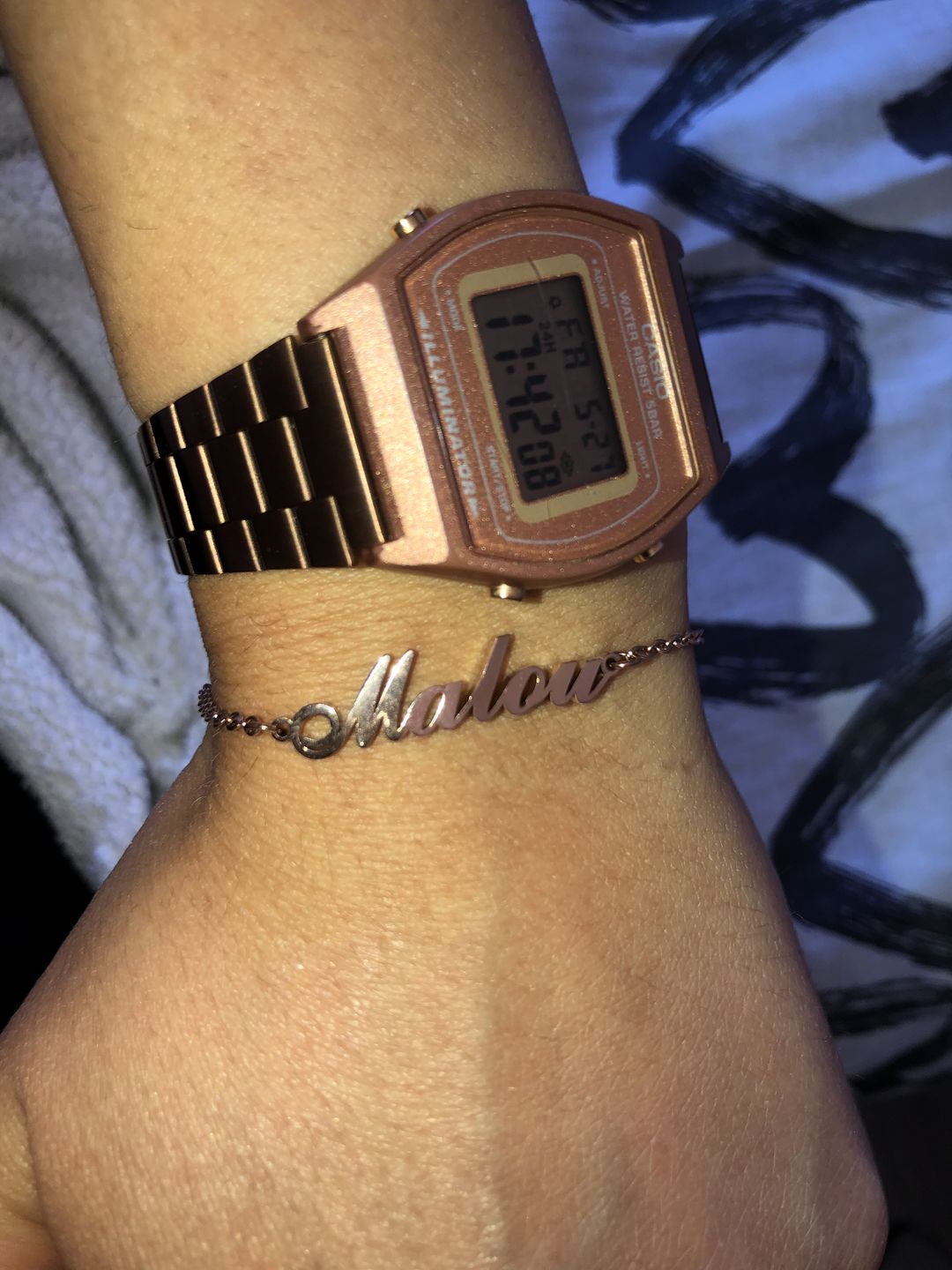 Customer photo review of Collier Prénom Style Classique