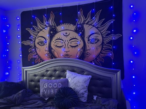 Customer photo review of DormVibes Color Changing Wall Lights