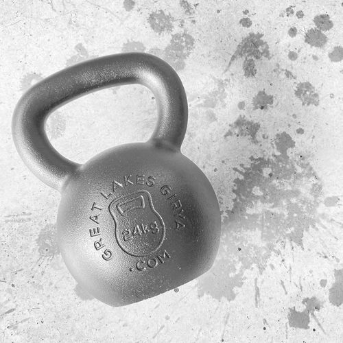 Customer photo review of 24kg / 53lbs E-coated Cast Iron Kettlebell
