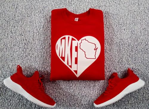 Customer photo review of PUJCS Mens Non-slip Walking Sneaker Red