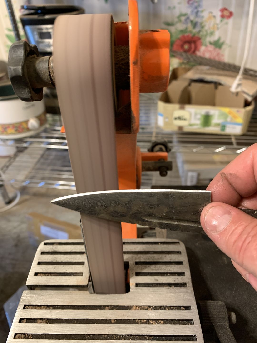 Customer photo review of 1" x 30" Sanding Belts for Profiling & Sharpening