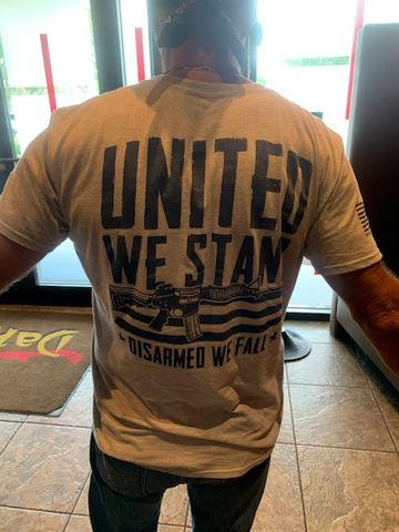 Customer photo review of United We Stand Disarmed We Fall