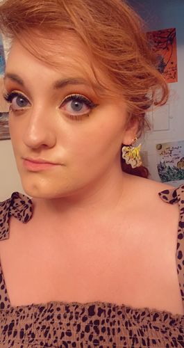 Customer photo review of The Book of Pop Out Earrings
