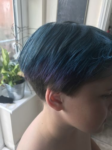 Customer photo review of Hair Color Wax