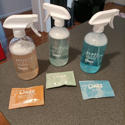 Customer photo review of Dazz Home Cleaning Kit