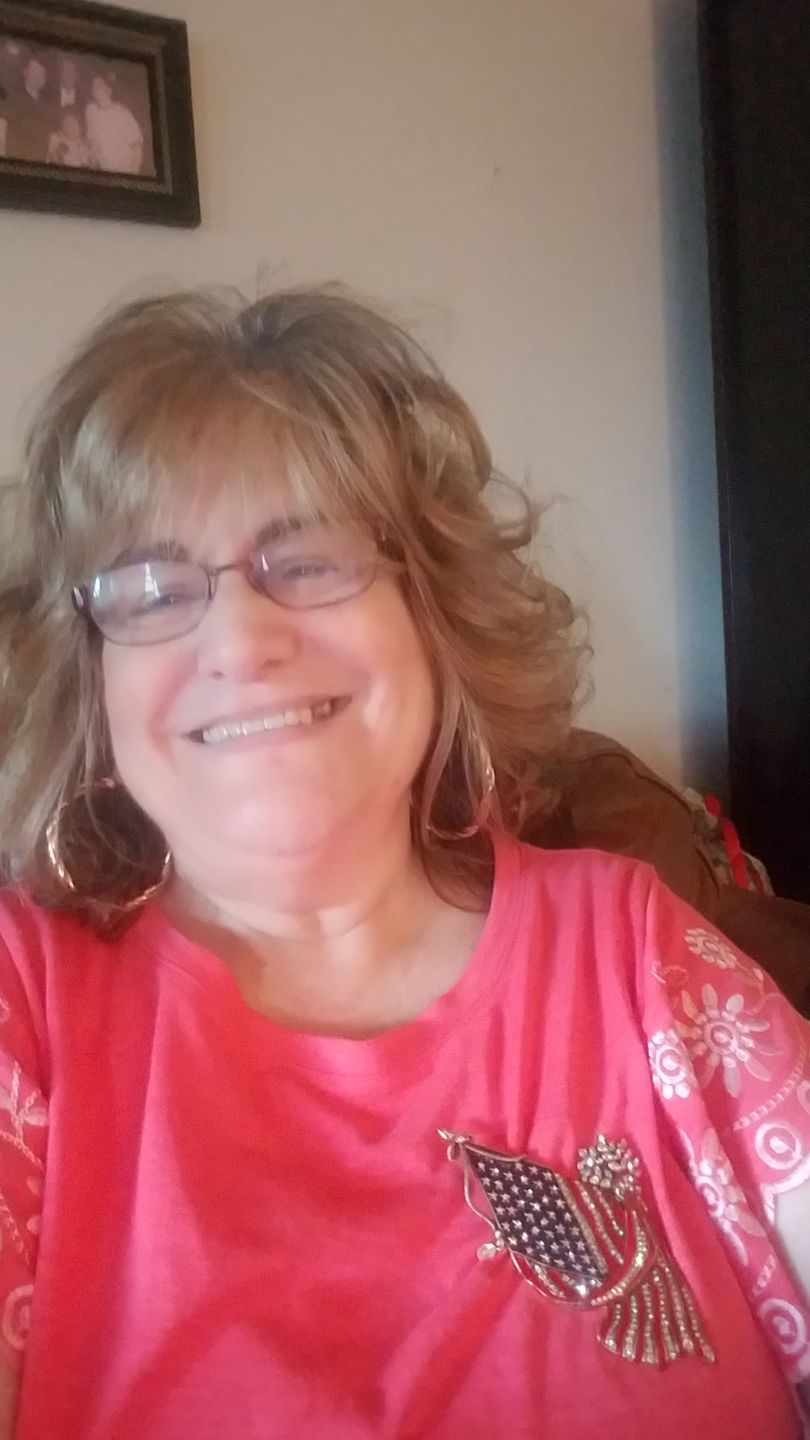 Customer photo review of HEIDI DAUS®"So Swag Pin" Enamel Crystal Flag Patriotic Pin