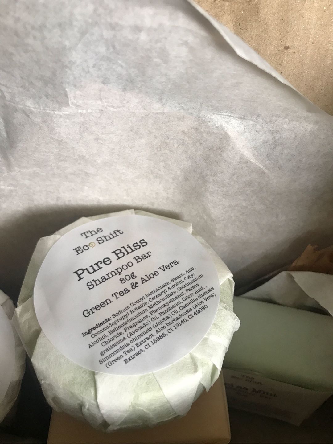 Customer photo review of Pure Bliss | Shampoo Bar