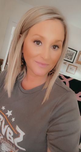 Customer photo review of Full Shine Tape in Hair Extensions Remy Human Hair Highlights (#18/613)