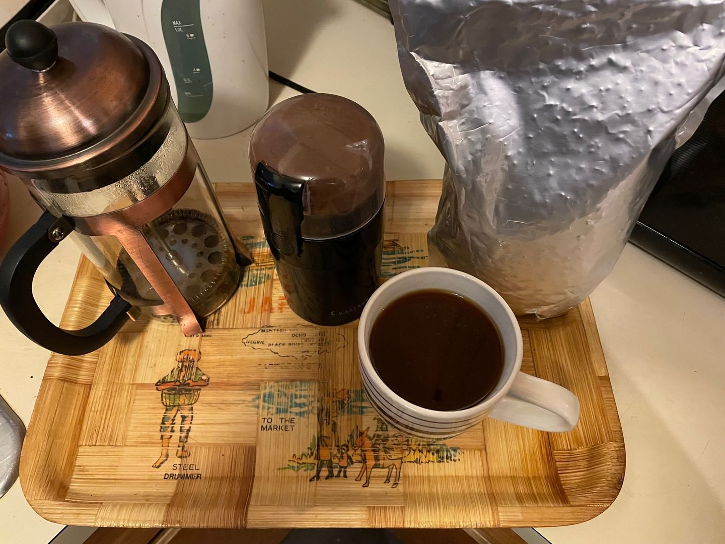 Customer photo review of Coffee Roasters of Jamaica – 100% Jamaica Blue Mountain Coffee (16 oz - Whole Beans)
