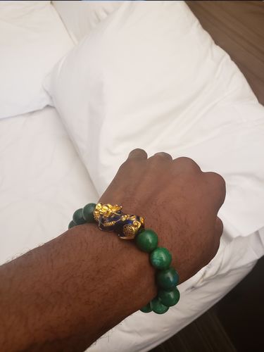 Customer photo review of Piyao Abundance Protection Jade Bracelet