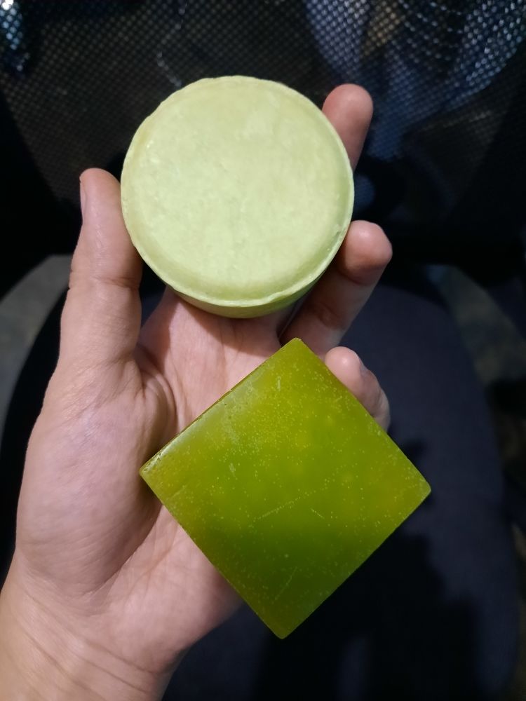 Customer photo review of Pure Bliss | Shampoo Bar