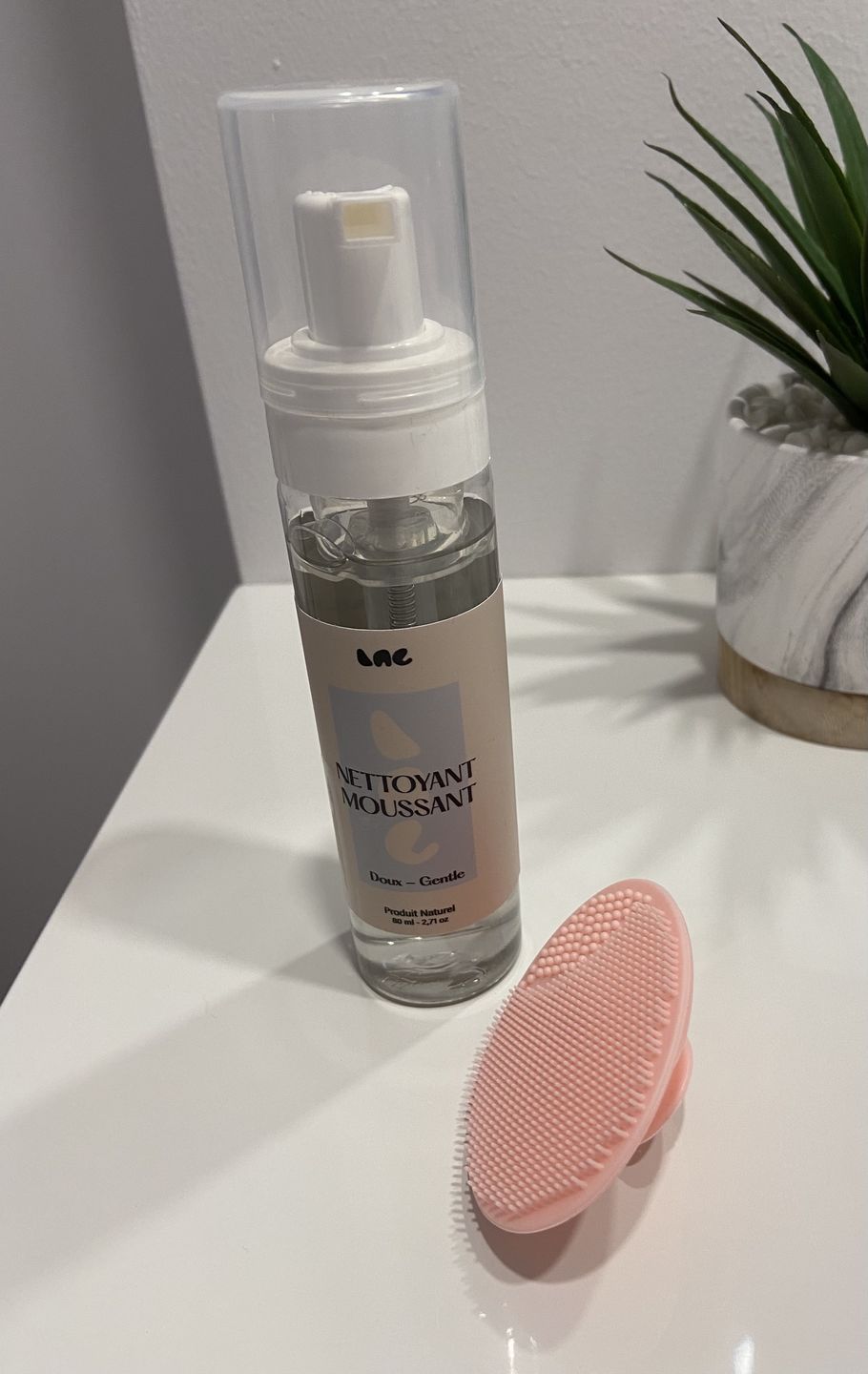 Customer photo review of Brosse silicone (nettoyage/massage)