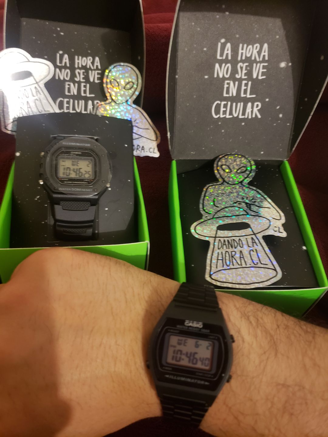 Customer photo review of Reloj Casio Vintage B640WB-1ADF Digital Metálico Negro