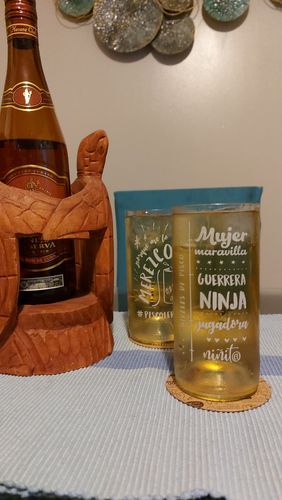 Customer photo review of Piscoleras Juego de 6 Vasos