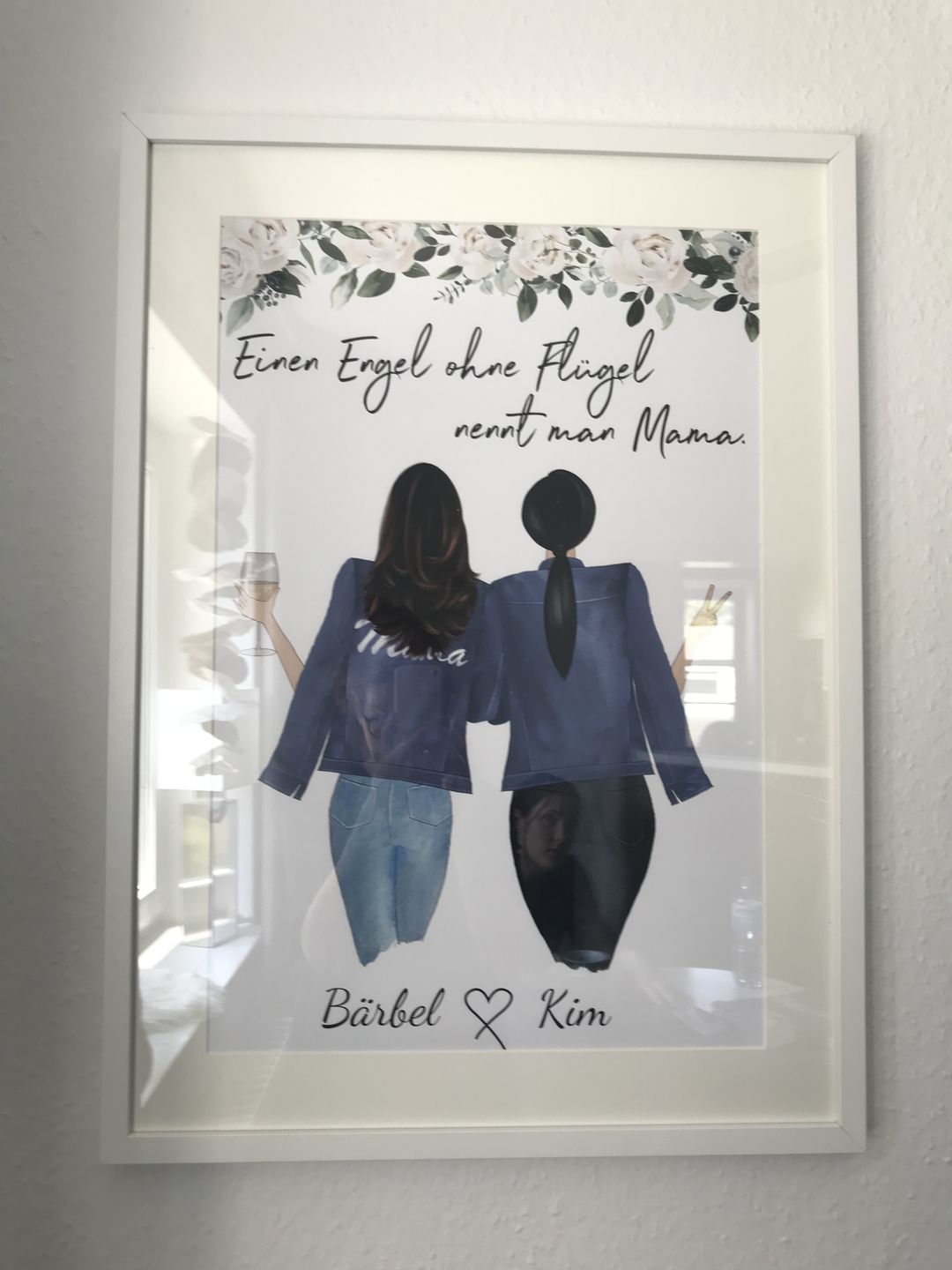 Customer photo review of Mutter & Tochter - Personalisiertes Poster