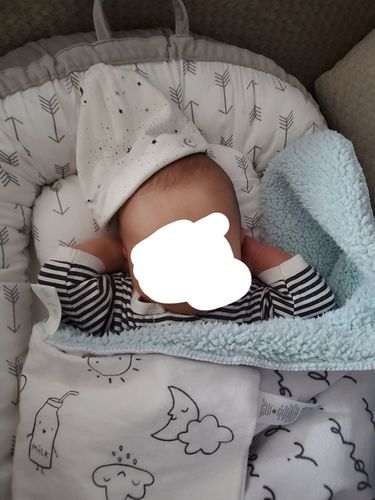 Customer photo review of Organic Cotton Baby Nest