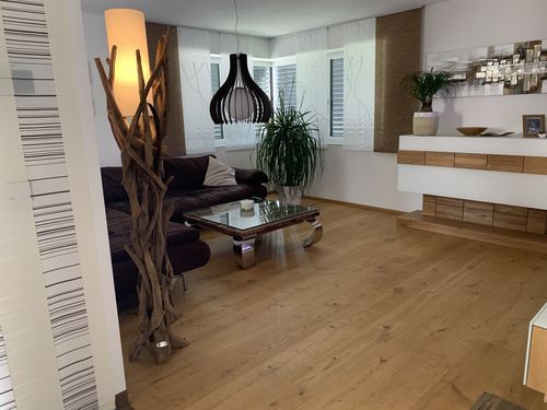 Customer photo review of Treibholz Stehlampe VILLA inkl. Lampenschirm