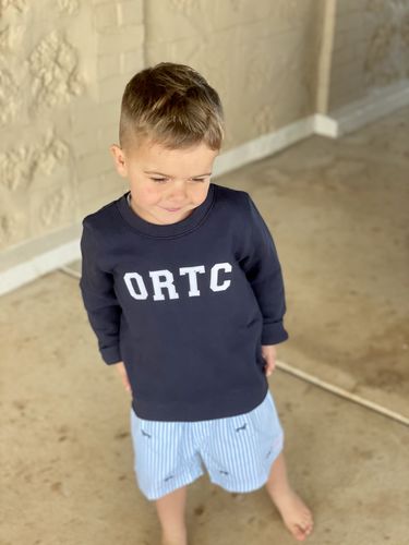 Customer photo review of ORTC Logo Crew Jnr Navy