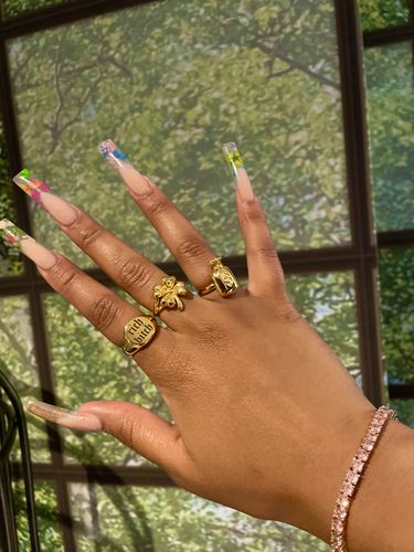 Customer photo review of Rich B*tch Ring