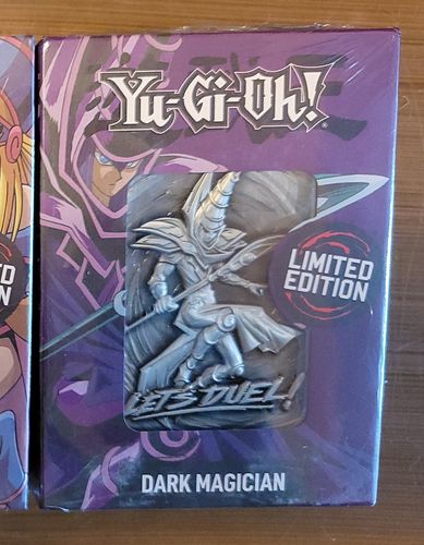 Customer photo review of Yu-Gi-Oh! Dark Magician Metal Card - Ships Mid-June 2021. Pre-orders End April 30.