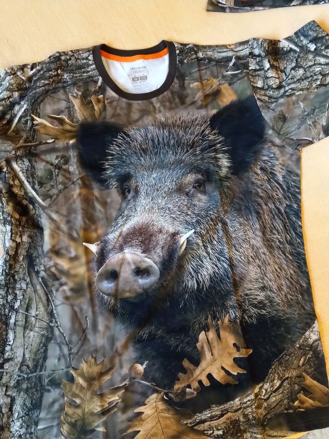 Customer photo review of Tricou Vanatoare din Bumbac Porc Salbatic DGT -  Maneca Scurta