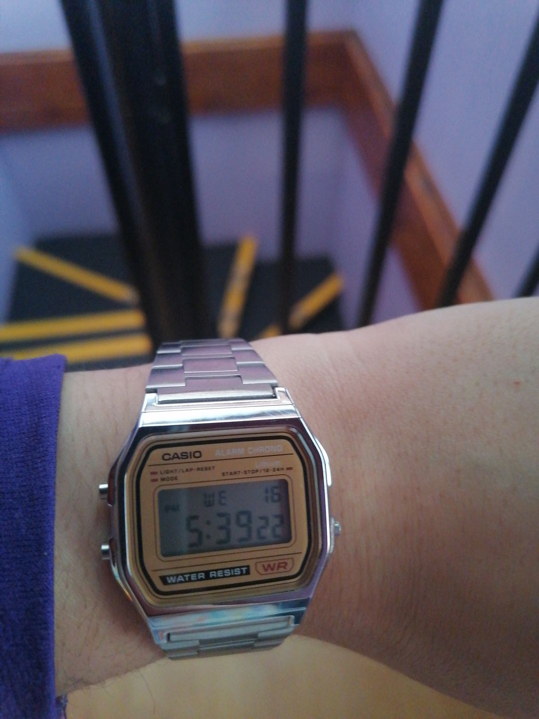 Customer photo review of Reloj Casio Vintage A158WEA-9EF Plateado [EXCLUSIVO]
