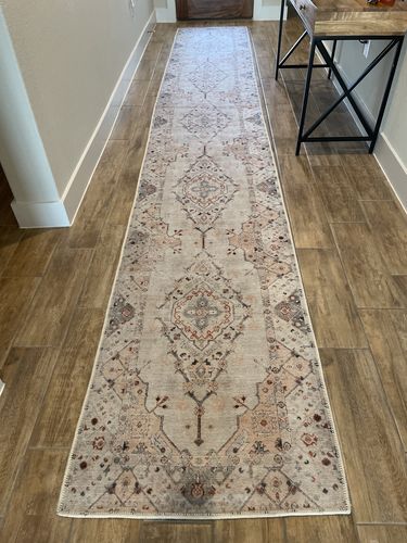 Customer photo review of Distressed Vintage Pissarro Terracotta Sky