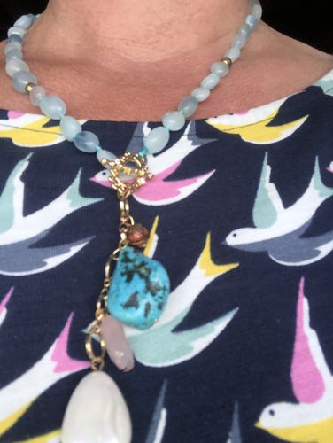 Customer photo review of COLLIER MALA « LARME DE L’OCÉAN »