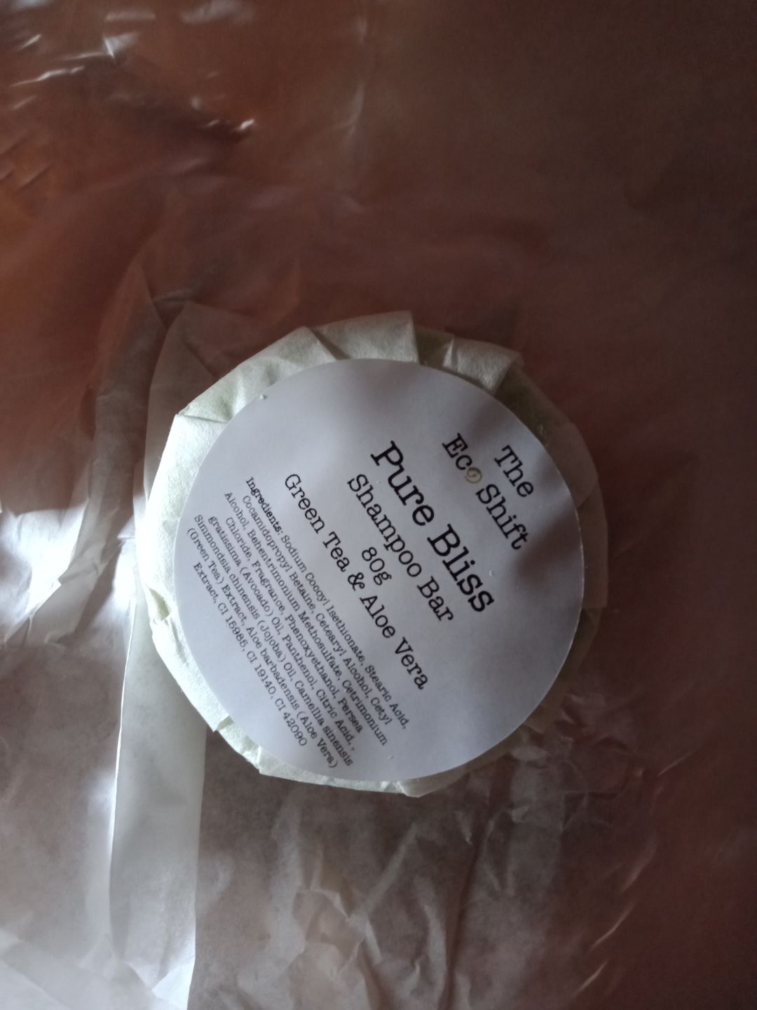Customer photo review of Pure Bliss | Shampoo Bar