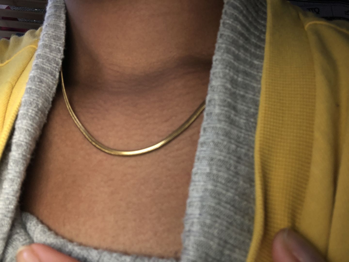 Customer photo review of Manasa necklace (length selection)