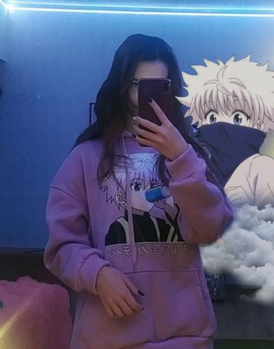 Customer photo review of Kawaii Style Killua Hoodie