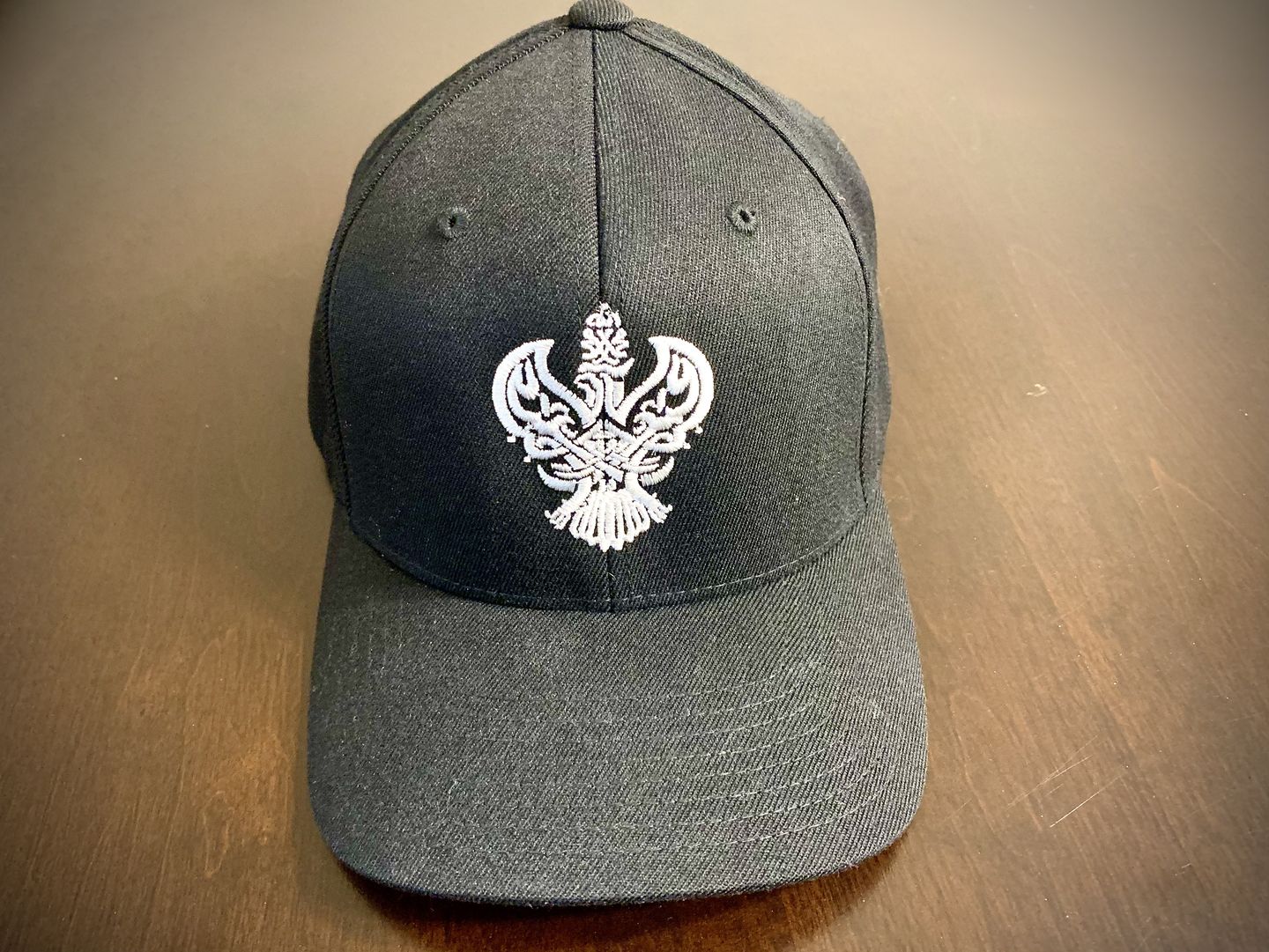 Customer photo review of Sufi Meditation Baseball Cap (Black / White) with Blessed Phoenix Calligraphy
