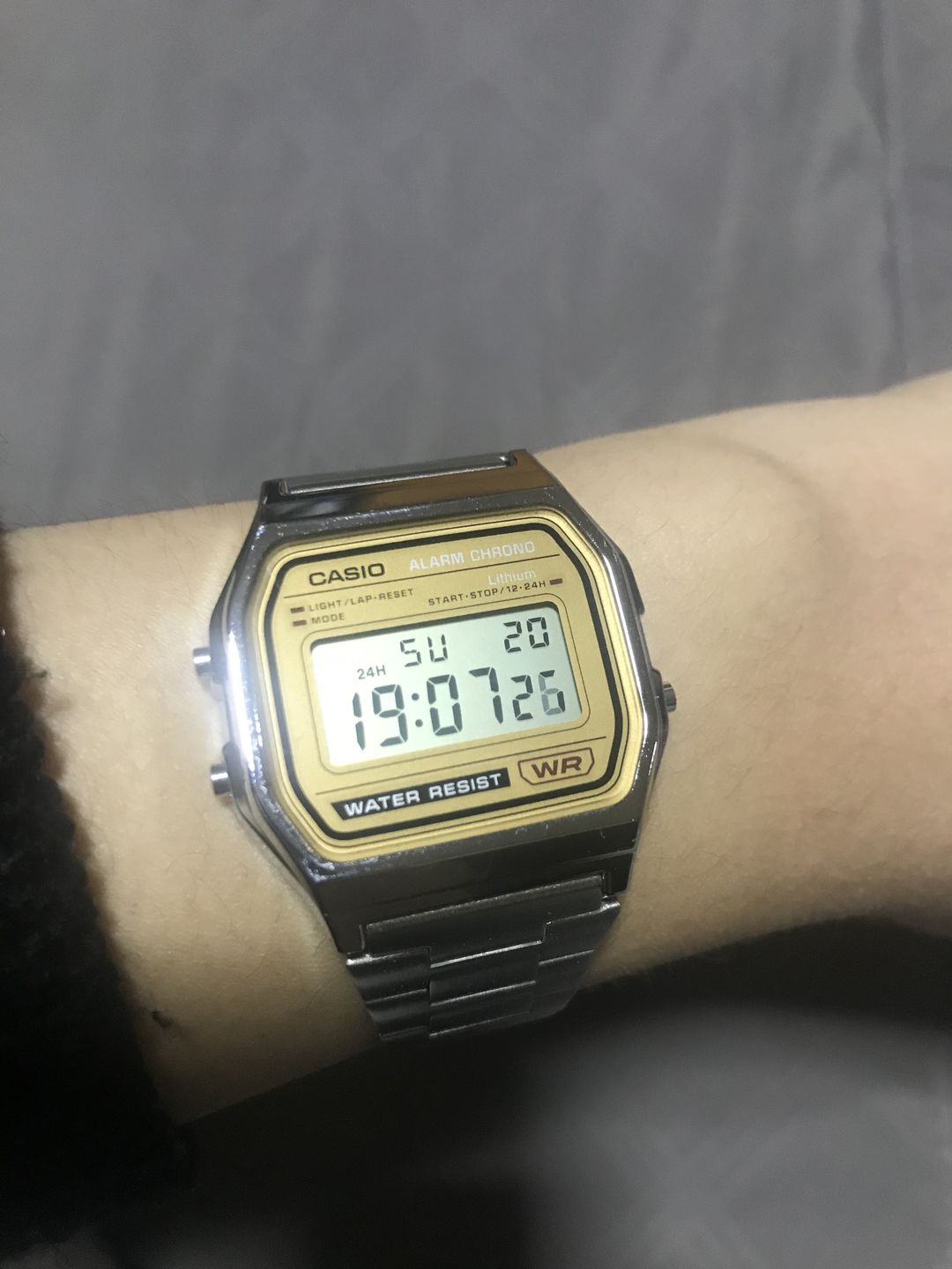 Customer photo review of Reloj Casio Vintage A158WEA-9EF Plateado [EXCLUSIVO]
