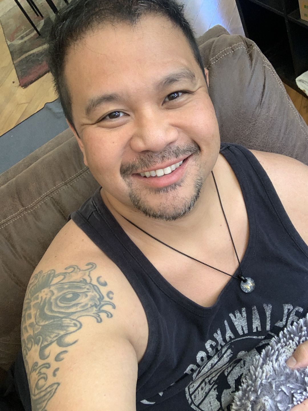 Customer photo review of Butterfly Hologram Pendant with Infused Cremation Ash