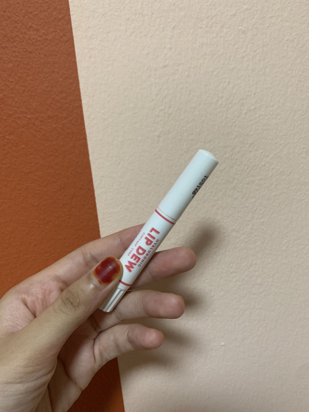 Customer photo review of Hyaluronic Lip Dews