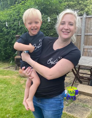 Customer photo review of Besties Mini Logo Mum & Kid Matching Tees/Vests (MRK X)