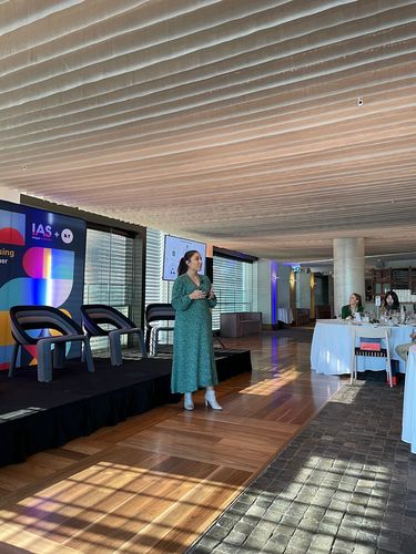 Customer photo review of Willow Nursing and Maternity Wrap Dress