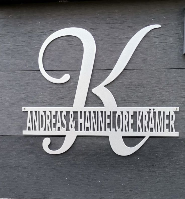 Customer photo review of Monogramm "Samantha" aus edlem Stahl (personalisierbar)