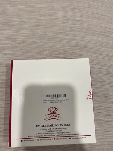 Customer photo review of 6 Color Elegant Cherry Blossom Gel Polish Set with Base and Top Coat