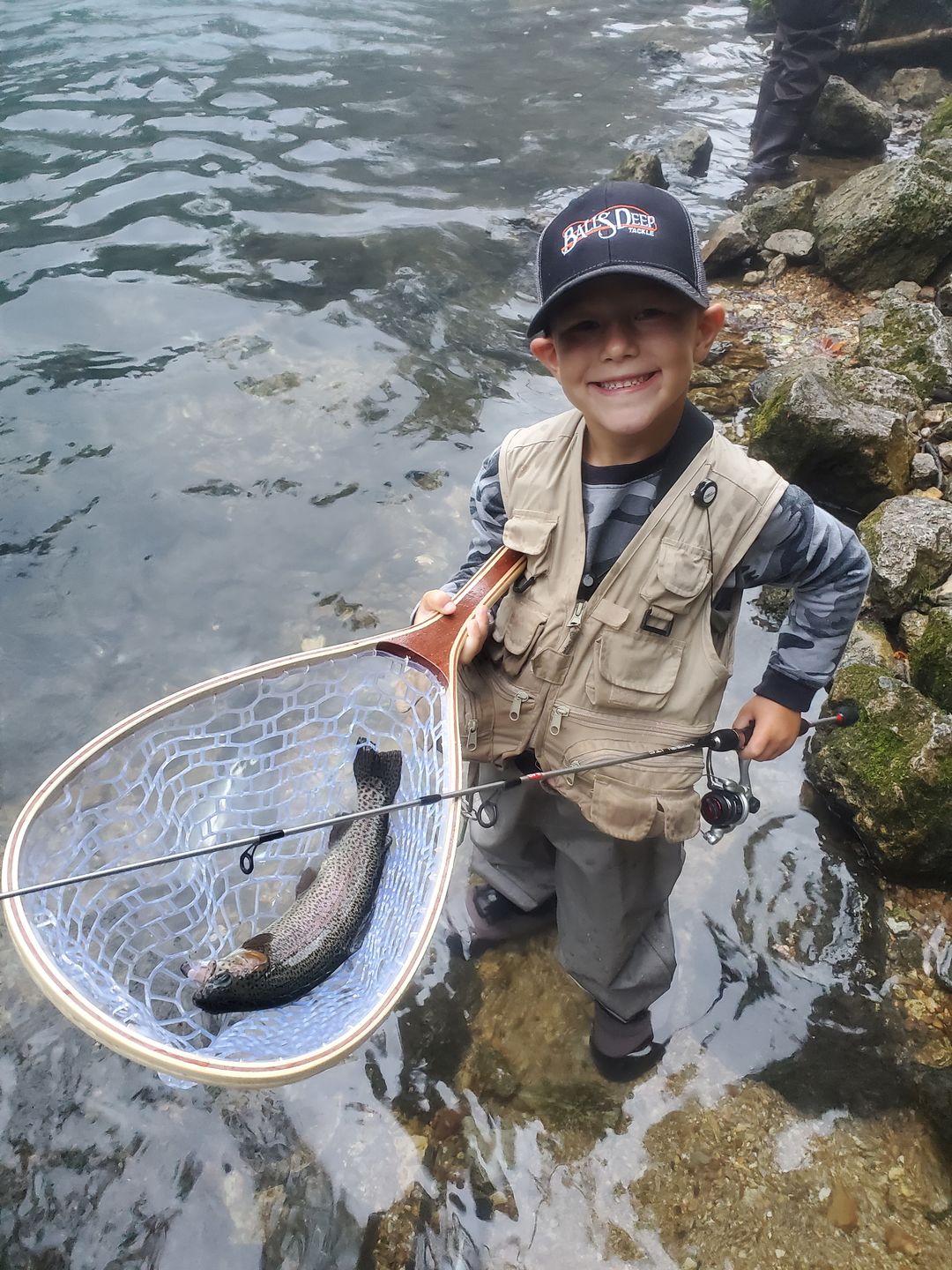Customer photo review of Black/Charcoal Snapback Hat
