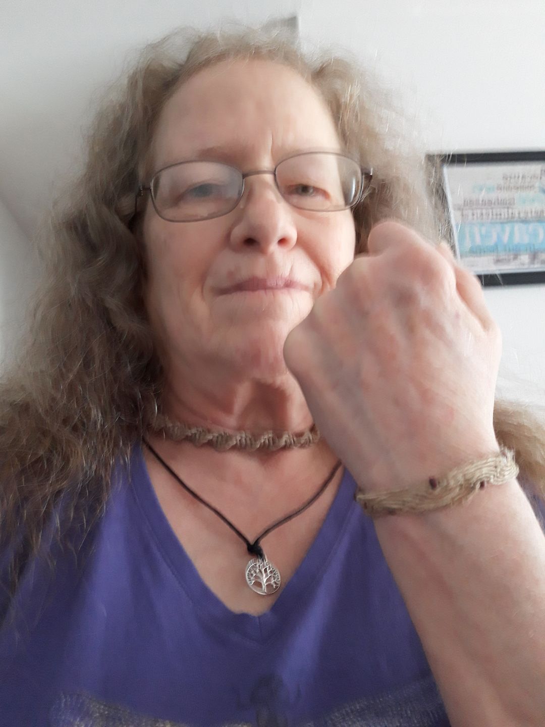 Customer photo review of High Tide Hemp Choker