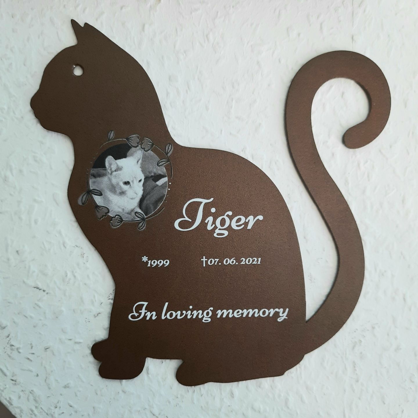 Customer photo review of Gedenktafel "Große Katze"